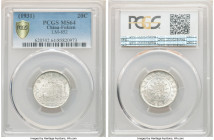 Fukien. Republic 20 Cents Year 20 (1931) MS64 PCGS, KM-Y389.3, L&M-852. A brilliant example of this increasingly popular type displaying a robust cart...