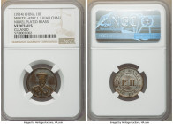 Kiau Chau. German Occupation nickel-plated brass 10 Pfennig Token ND (c. early 20th Century) VF Details (Cleaned) NGC, Menzel-2951.4. A more attainabl...