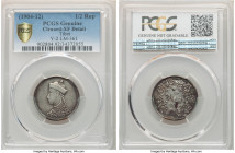 Tibet. Theocracy 1/2 Rupee ND (1904-1912) XF Details (Cleaned) PCGS, Chengdu mint, KM-Y2, L&M-361, YZM-443. A universally scarce fractional issue, alm...