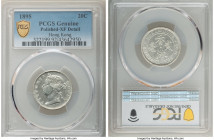 British Colony. Victoria Pair of Certified Issues PCGS, 1) 20 Cents 1895 - XF Details (Polished), KM7 2) 50 Cents 1891-H - VF Details (Scrape), Heaton...