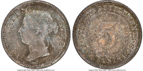 British Colony. Victoria 5 Cents 1899 MS66 NGC, KM10, Prid-148. According to Pridmore, the lowest mintage date in the 1880-1901 series, and that much ...