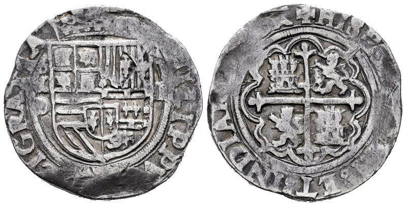 Philip II (1556-1598). 4 reales. Mexico. O. (Cal-505). Ag. 12,90 g. Mintmark and...