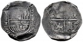 Philip II (1556-1598). 4 reales. 1591/0. Sevilla. H. (Cal-584). Ag. 13,30 g. Overdate. Rare. Almost VF. Est...200,00. 

Spanish description: Felipe ...
