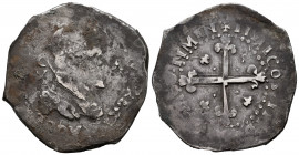 Philip II (1556-1598). 10 reales. ND. Cagliari. C/X-A. (Tauler-709). (Mir-43). Ag. 27,28 g. Without frame. Rare. Choice F/Almost VF. Est...600,00. 
...