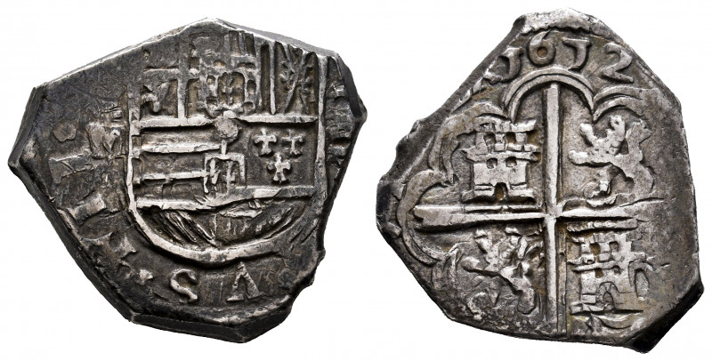 Philip III (1598-1621). 4 reales. 1612. Granada. M. (Cal-731). Ag. 13,54 g. Ex Á...