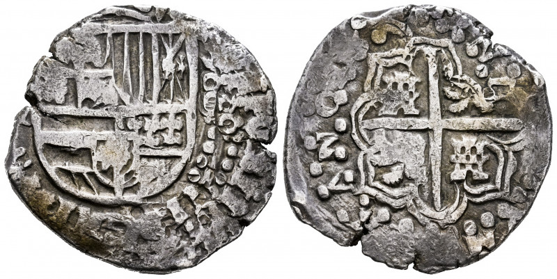 Philip III (1598-1621). 8 reales. Potosí. (Cal-type 165). Ag. 24,23 g. 8 value. ...
