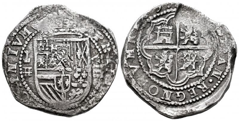 Philip III (1598-1621). 8 reales. 159(9). Segovia. Castillejo (Melchor Rodríguez...