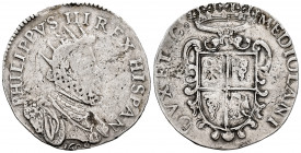 Philip III (1598-1621). 1 ducaton. 1608. Milano. (Tauler-1791). (Vti-34). Ag. 31,70 g. Rare. Almost VF. Est...400,00. 

Spanish description: Felipe ...