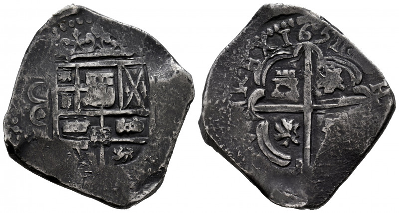 Philip IV (1621-1665). 8 reales. 1651. Cuenca. CA. (Cal-1240 similar). Ag. 26,80...