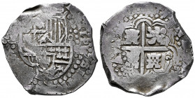 Philip IV (1621-1665). 8 reales. Potosí. T. (Cal-type 327). Ag. 27,68 g. Date not visible. Almost VF. Est...200,00. 

Spanish description: Felipe IV...