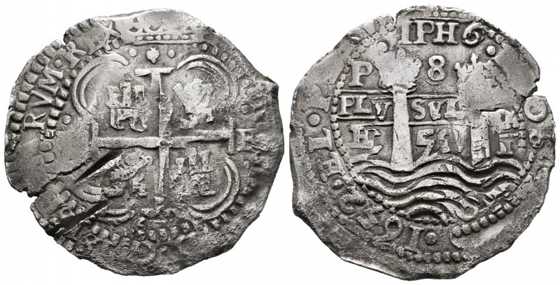 Philip IV (1621-1665). 8 reales. 1652. Potosí. E. (Cal-1500). Ag. 26,17 g. IPH6 ...