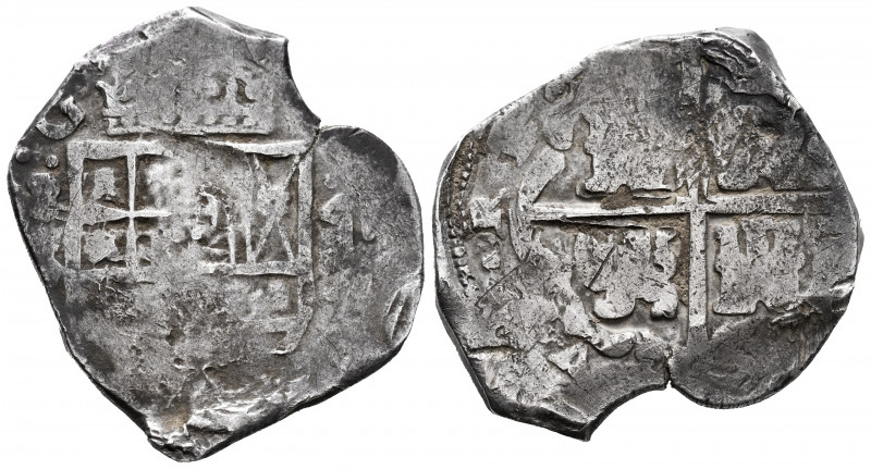 Philip IV (1621-1665). 8 reales. Sevilla. R. (Cal-tipo 350). Ag. 26,71 g. Date n...