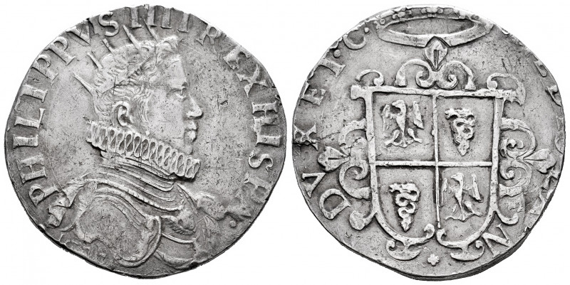 Philip IV (1621-1665). 1 ducaton. 1622. Milano. (Tauler-1953). (Vti-19). Ag. 31,...