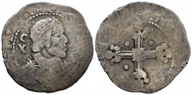 Philip IV (1621-1665). 10 reales. (1641-1647). Cagliari. C/X-A. (Tauler-p. 294). Ag. 23,70 g. Date not visible. Poor strike, usual for this type. Rare...