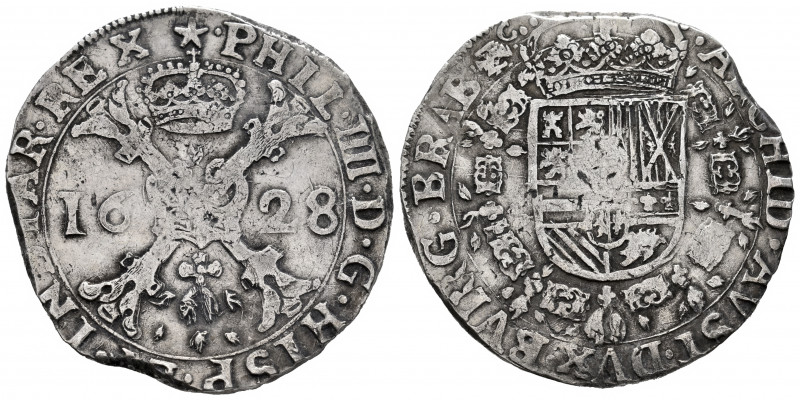 Philip IV (1621-1665). 1 patagon. 1628. Maastricht. (Tauler-2603). (Vti-978). (V...