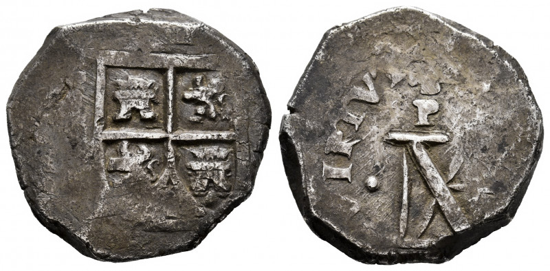 Charles II (1665-1700). 4 reales. Sevilla. (M). (Cal-type 99). Ag. 10,79 g. "Mar...