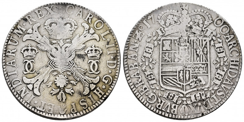 Charles II (1665-1700). 1 patagon. 1700. Antwerpen. (Tauler-3396). (Vti-462). (V...