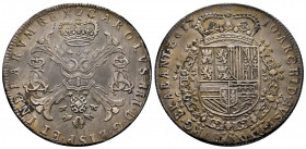 Charles III The Pretender (1701-1714). 1 patagon. 1710. Antwerpen. (Tauler-3669). (Vti-28). (Vanhoudt-765.AN). Ag. 27,98 g. Slight mint markings. Beau...