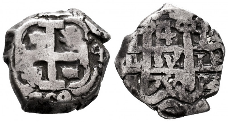 Ferdinand VI (1746-1759). 4 reales. 1758. Potosí. q. (Cal-415). Ag. 13,16 g. Dou...