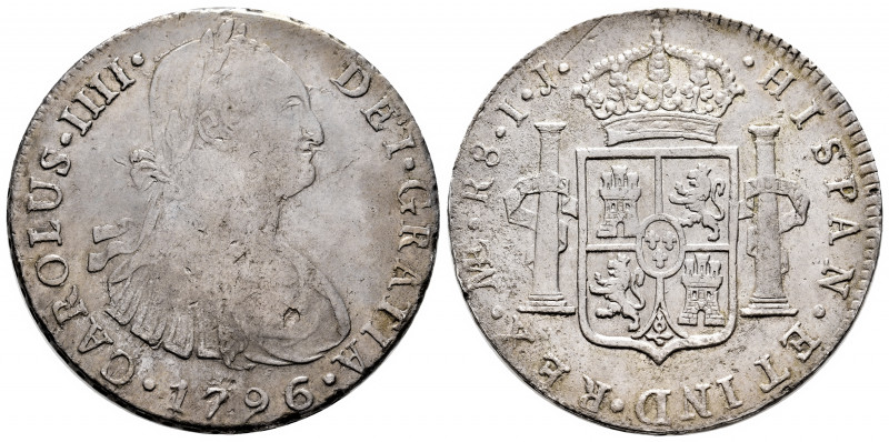 Charles IV (1788-1808). 8 reales. 1796. Lima. IJ. (Cal 2008-unlisted). (Cal 2019...