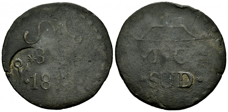 Ferdinand VII (1808-1833). 8 reales. 1813. Tierras Calientes. (Cal-1431). Ae. 17...