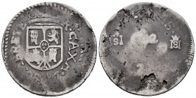Ferdinand VII (1808-1833). 8 reales. 1812. Sombrerete de Vargas. (Cal-1427). Ag. 27,19 g. Rare. VF/Almost VF. Est...500,00. 

Spanish description: F...