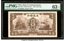 China Bank of Communications 100 Yuan 1942 Pick 165 S/M#C126-271 PMG Choice Uncirculated 63 EPQ. 

HID09801242017

© 2022 Heritage Auctions | All Righ...