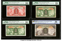 China Group Lot of 12 Graded Examples PMG Gem Uncirculated 65 EPQ; Choice Uncirculated 64 EPQ; Choice About Unc 58 EPQ; Choice About Unc 58 (2); About...