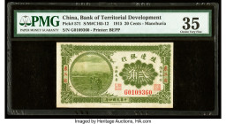 China Bank of Territorial Development, Manchuria 20 Cents 1.11.1915 Pick 571 S/M#C165-12 PMG Choice Very Fine 35. 

HID09801242017

© 2022 Heritage Au...