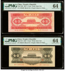 China People's Bank of China 1 Yuan 1953; 1956 Pick 866; 871 Two Examples PMG Choice Uncirculated 64 (2). 

HID09801242017

© 2022 Heritage Auctions |...