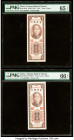 China Bank of Taiwan Group Lot of 4 Examples PMG Gem Uncirculated 65 EPQ (2); Gem Uncirculated 66 EPQ; Extremely Fine 40. 

HID09801242017

© 2022 Her...