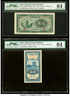China Hupeh Provincial Bank 5; 1 Chiao = 50; 10 Cents 1932; 1936 Pick S2108; S2110 Two Examples PMG Choice Uncirculated 64 (2). 

HID09801242017

© 20...