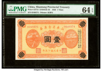 China Shantung Provincial Treasury 1 Yuan 1926 Pick S2718 S/M#S43-10 PMG Choice Uncirculated 64 EPQ. 

HID09801242017

© 2022 Heritage Auctions | All ...