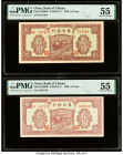 China Bank of Chinan 10 Yuan 1939 Pick S3069E S/M#C81-2 Two Examples PMG About Uncirculated 55 (2). 

HID09801242017

© 2022 Heritage Auctions | All R...