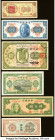 China Bank of Chinan, Bank of Manchuria, Canton Municipal Bank and More Group of 6 Examples Very Fine. Staining present on a few examples.

HID0980124...