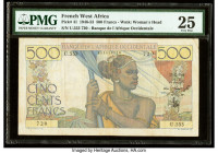 French West Africa Banque de l'Afrique Occidentale 500 Francs 27.12.1948 Pick 41 PMG Very Fine 25. 

HID09801242017

© 2022 Heritage Auctions | All Ri...