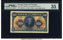 Portugal Banco de Portugal 2 Escudos 50 Centavos 17.11.1922 Pick 127 PMG Choice Very Fine 35. 

HID09801242017

© 2022 Heritage Auctions | All Rights ...