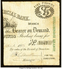 South Africa Cape Commercial Bank 5 Pounds 1800's Pick S602 Fine. One half of a cut cancelled example for this rare variety. Sold as is, no returns. 
...