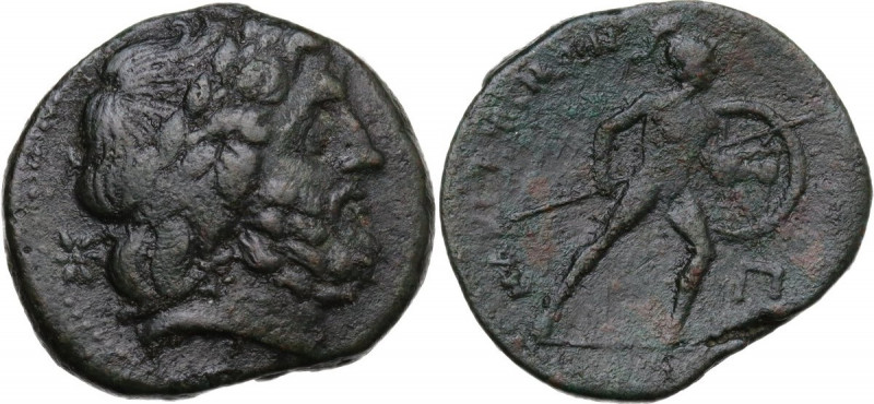 Sicily. Messana. The Mamertinoi. AE Pentonkion, c. 220-200 BC. Obv. Laureate hea...