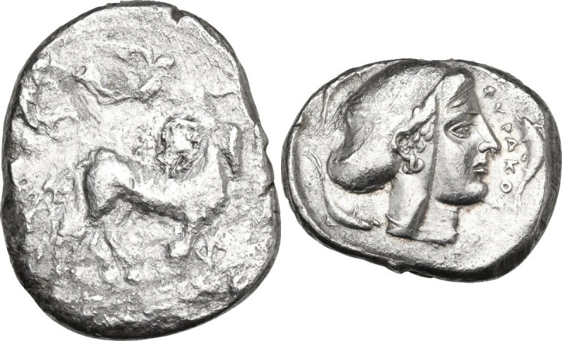 Sicily. Syracuse. Second Democracy (466-405 BC). AR Tetradrachm, 465-425 BC. Obv...