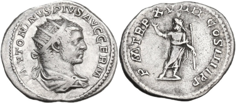 Caracalla (198-217). AR Antoninianus, 261 AD. Obv. Radiate, draped and cuirassed...