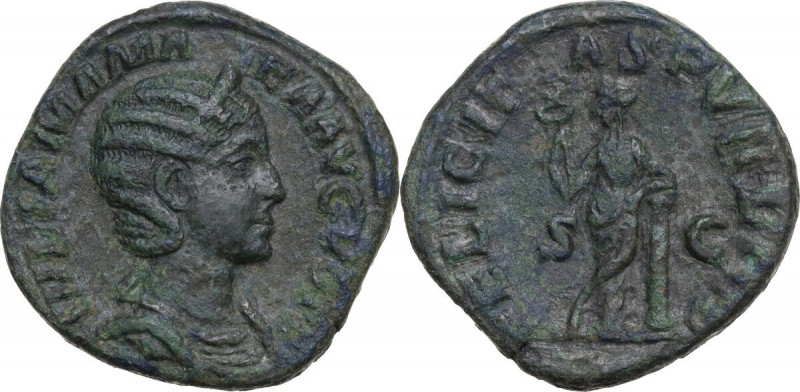 Julia Mamaea, mother of Severus Alexander (died 225 AD). AE Sestertius, 222-235....