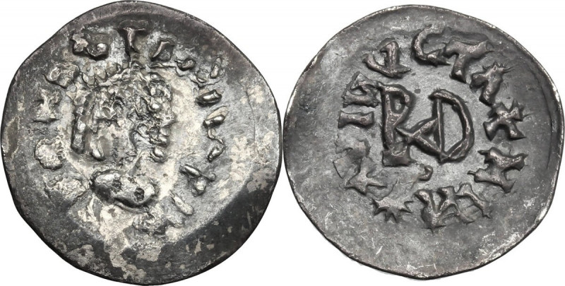 Gepids, uncertain king. AR Quarter Siliqua in the name of Anastasius I, Sirmium ...