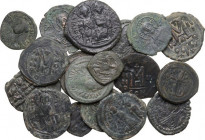 The Byzantine Empire. Multiple lot of eighteen (18) unclassified AE coins. AE.