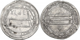 The Abbasid Caliphate. Al-Rashid (AH 170-193 / AD 786-809). AR Dirham, Al-Muhammadiya mint, 188 AH. D/ Kalima in three lines; mint and date formula ar...