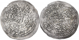 Rasulids, al-Mujahid Ali (721-764 AH / 1321–1363 AD). AR Dirham, al-Mahjam, 744 AH. Album 1108.3. AR. 1.90 g. 28.50 mm. Good VF.