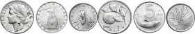 Italy. Italian Republic. Multiple lot of three (3) IT coins. IT.