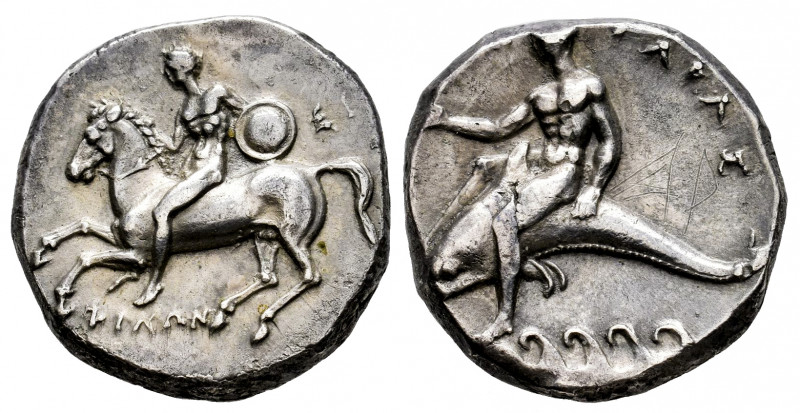 Calabria. Nomos. 281-272 BC. Philon magistrate. (Vlasto-685). (HN Italy-964). (H...