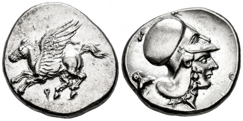 Corinthia. Corinth. Stater. 375-300 BC. (CD Corinth-unlisted). (Pegasi-157). (Bm...