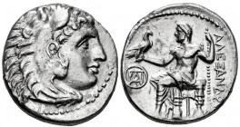 Kingdom of Macedon. Demetrios I Poliorketes. Drachm. 295-4 BC. Miletos. In the name and types of Alexander III. (Newell-49). (Price-2148). (Sng Berry-...